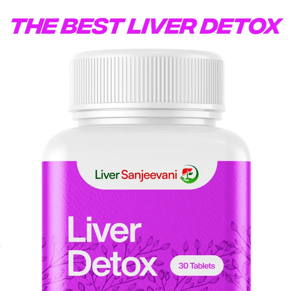 Liver Sanjeevani Ayurvedic Liver Detox Supplement with 11 Potent Herbs 650mg | 30 capsules | India Only