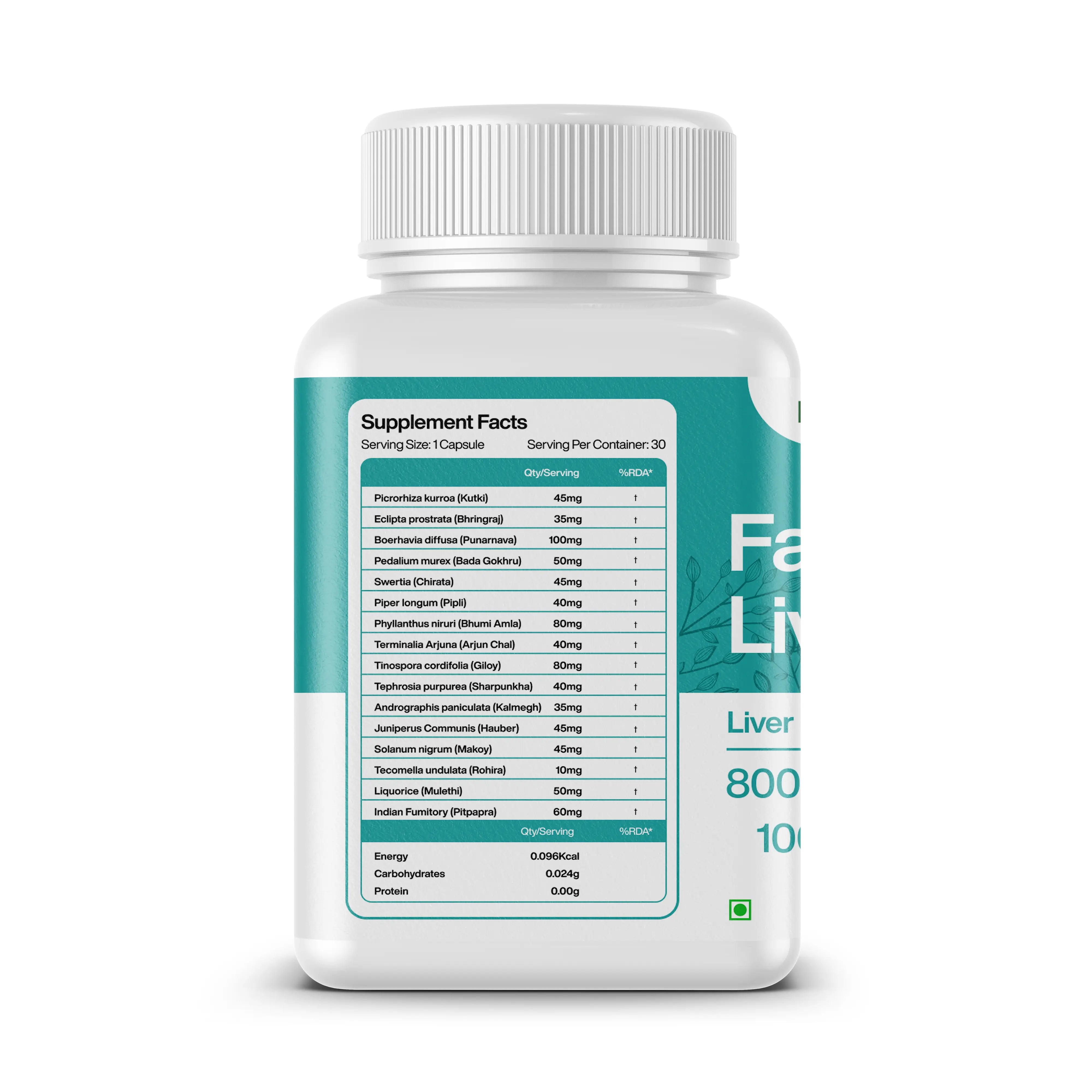 Best Fatty Liver Supplement 650mg - Premium Ayurvedic Liver Detox & Health Support | 30 Tablets