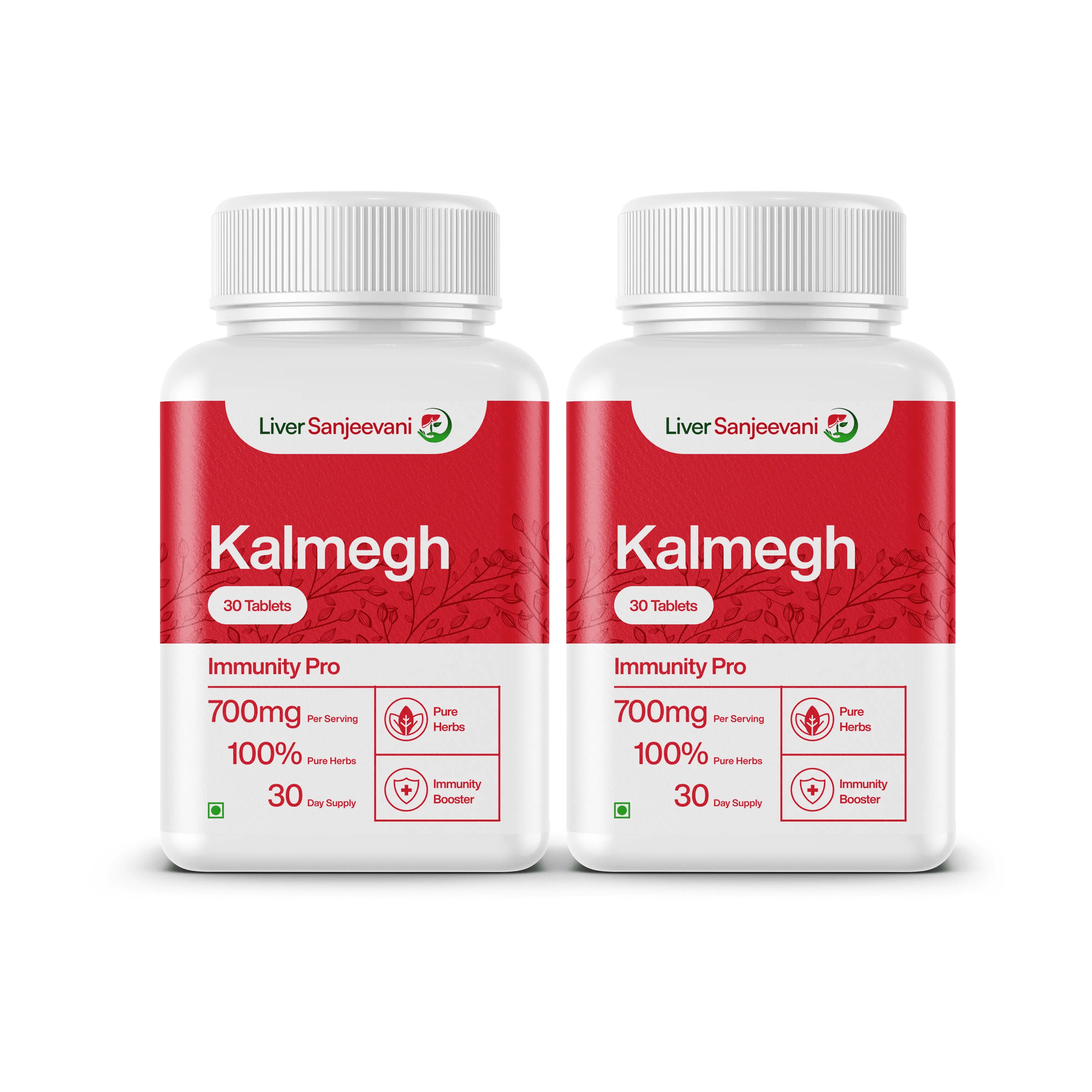 Kalmegh Ayurvedic Supplement with 650mg Herbs Extract | 30 tablets | India Only