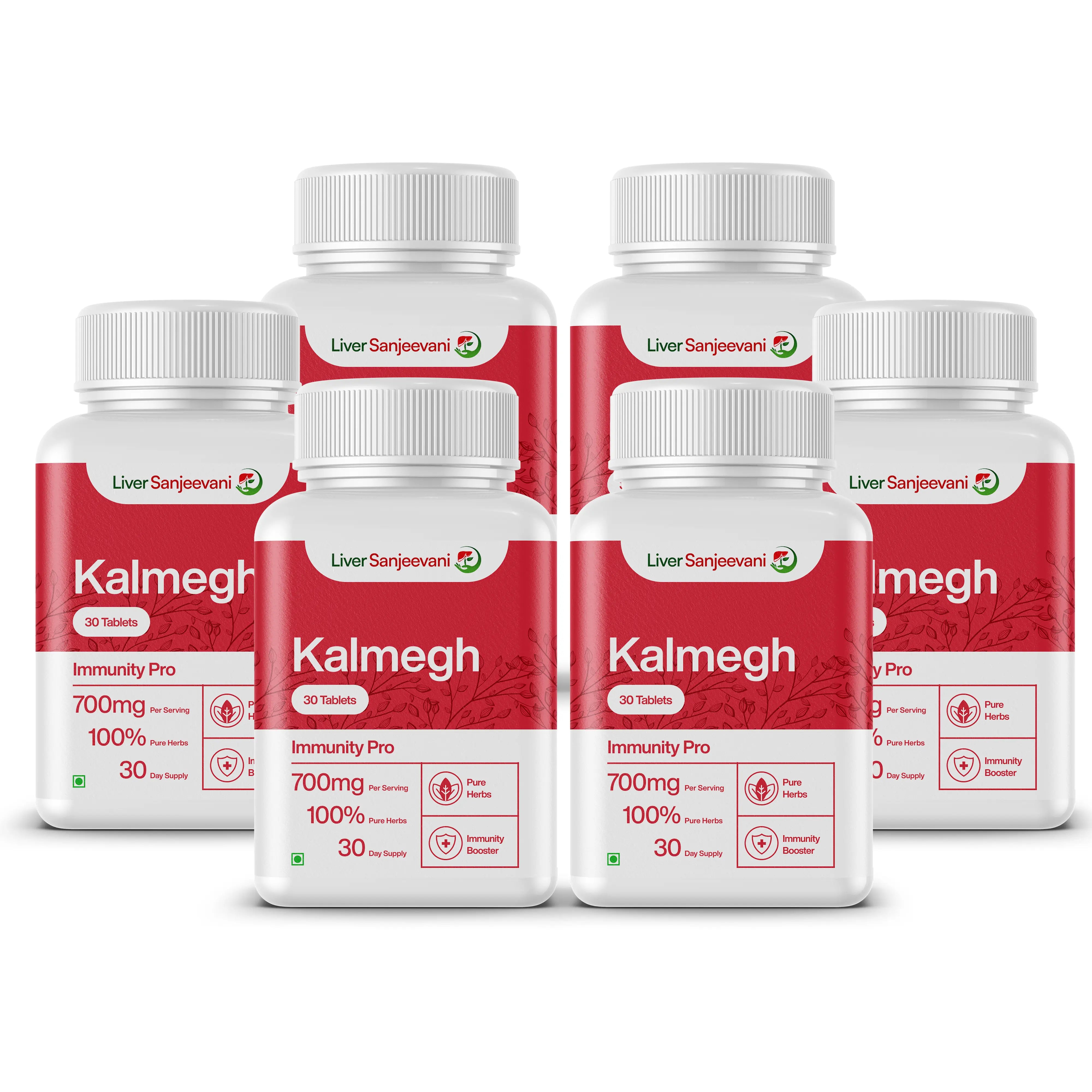 Kalmegh Ayurvedic Supplement with 650mg Herbs Extract | 30 tablets | India Only