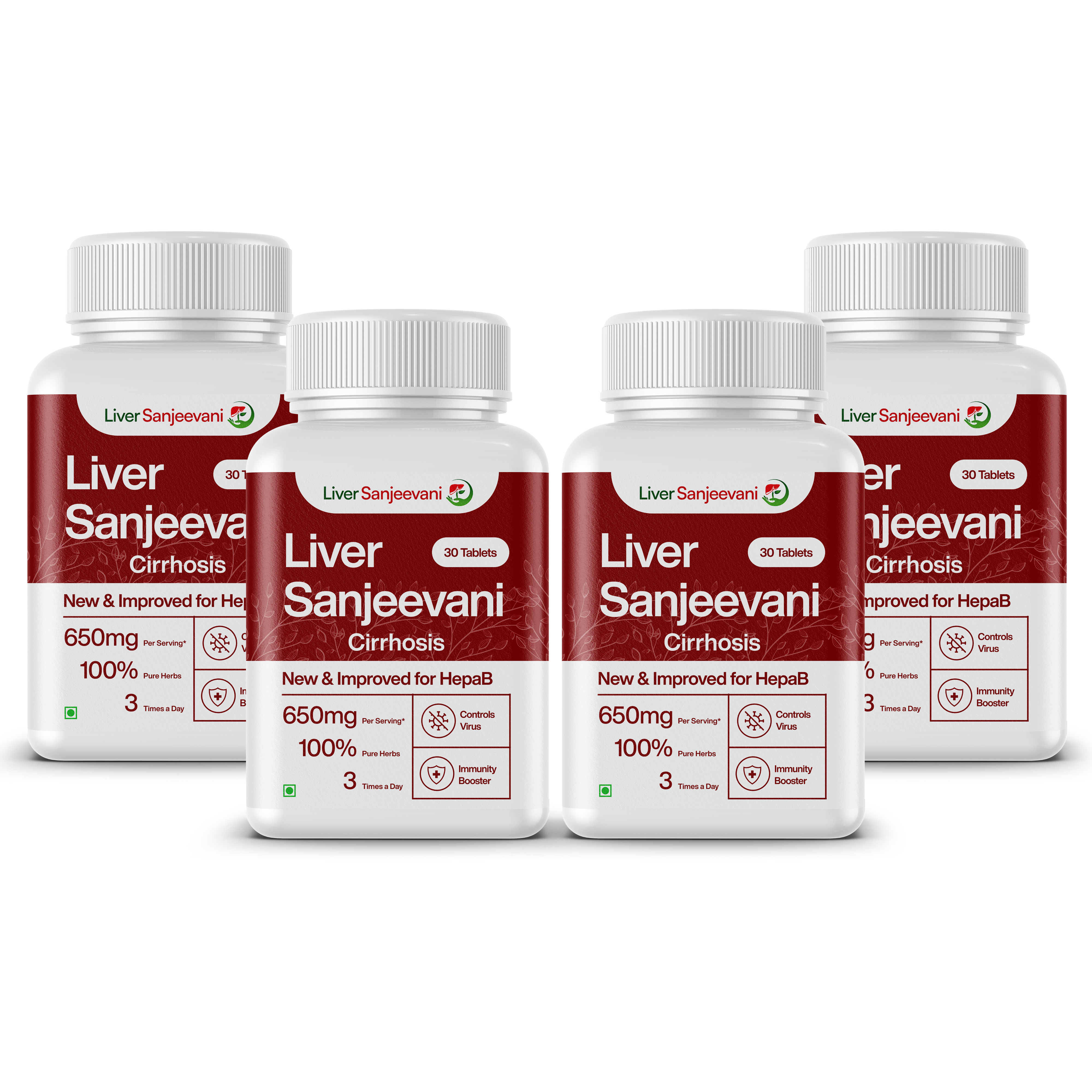 Cirrhosis Relief Supplement - 650mg Ayurvedic Liver Support with Bhumi Amla & Kutki | 30 Tablets